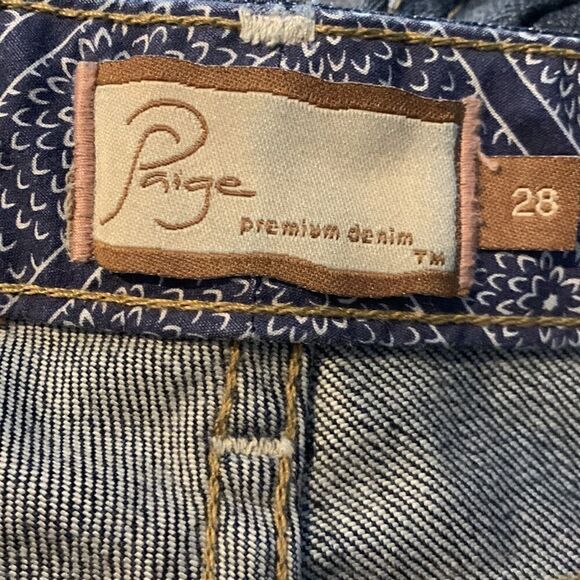 Paige Venice Low Rise Straight Leg Jeans| Size 28 - Picture 7 of 8